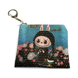 Sparkling Cartoon Character Wristlet